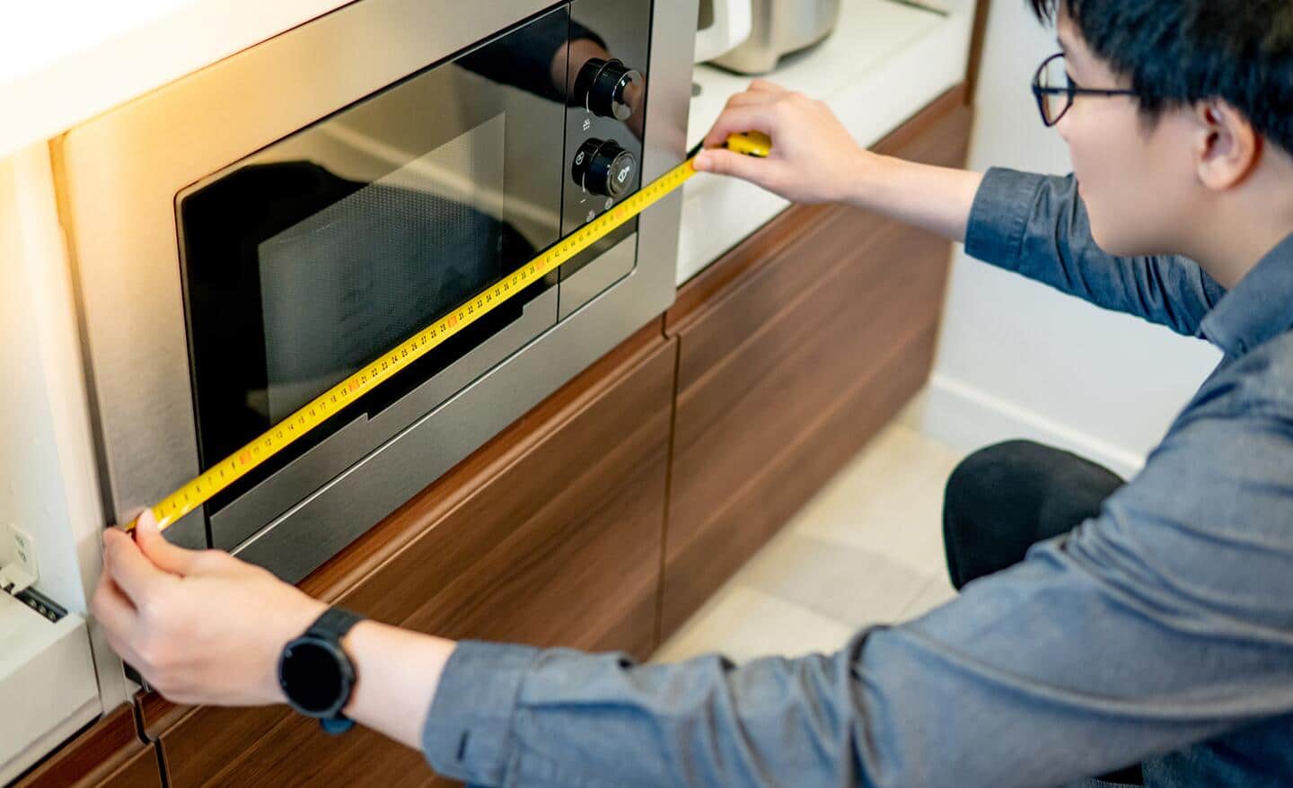 How to Measure Microwaves Sizes & Tips The Home Depot